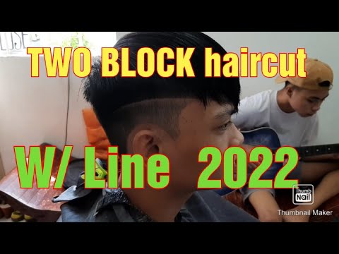 TWO BLOCK W/ LINE haircut ( Pinoy Style) by HEART TV - YouTube