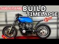 How to build a subframe  cafe racer  tracker  timelapse