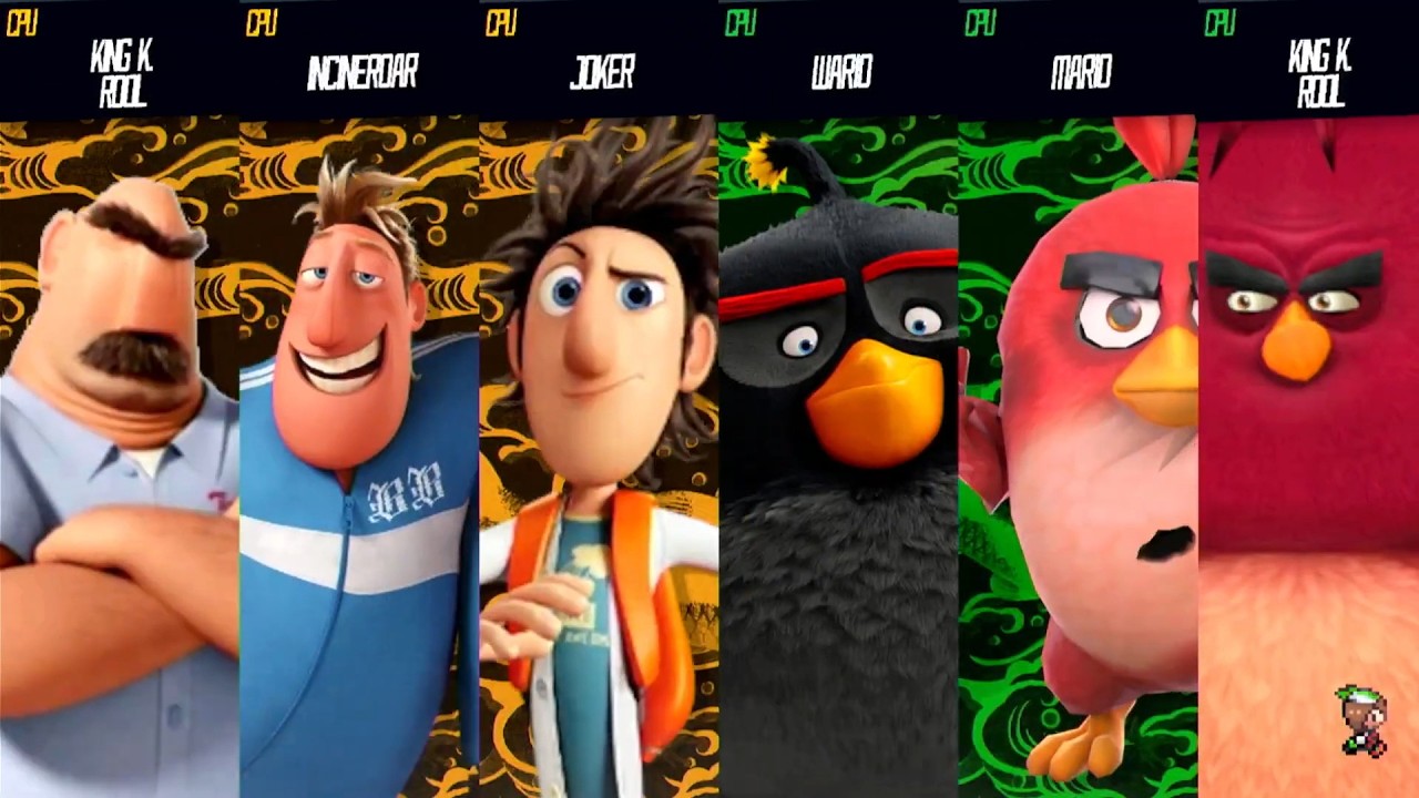 Cloudy With A Chance Of Meatballs Vs Angry Birds - Super Smash Bros Mods