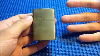 Zippo Solid Brass