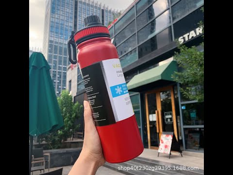 Термо пляшка  TYESO 3102 800ml червона, видео 1