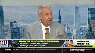 NFL Countdown | Jaxson Dart for ROTY! - Rex Ryan picks Giants to win Super Bowl under John Harbaugh