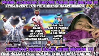 PRANK RANDOM RANDOM TIMCODE USE SET SULTAN S1 MEET GIRL SLEEPING IN THE LOBY UNTIL SNORRING LOUD🤣🤣