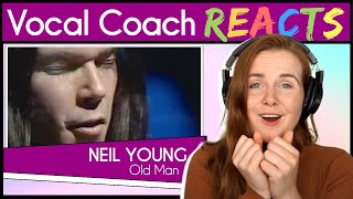 Vocal Coach reacts to Neil Young - Old Man (Live)