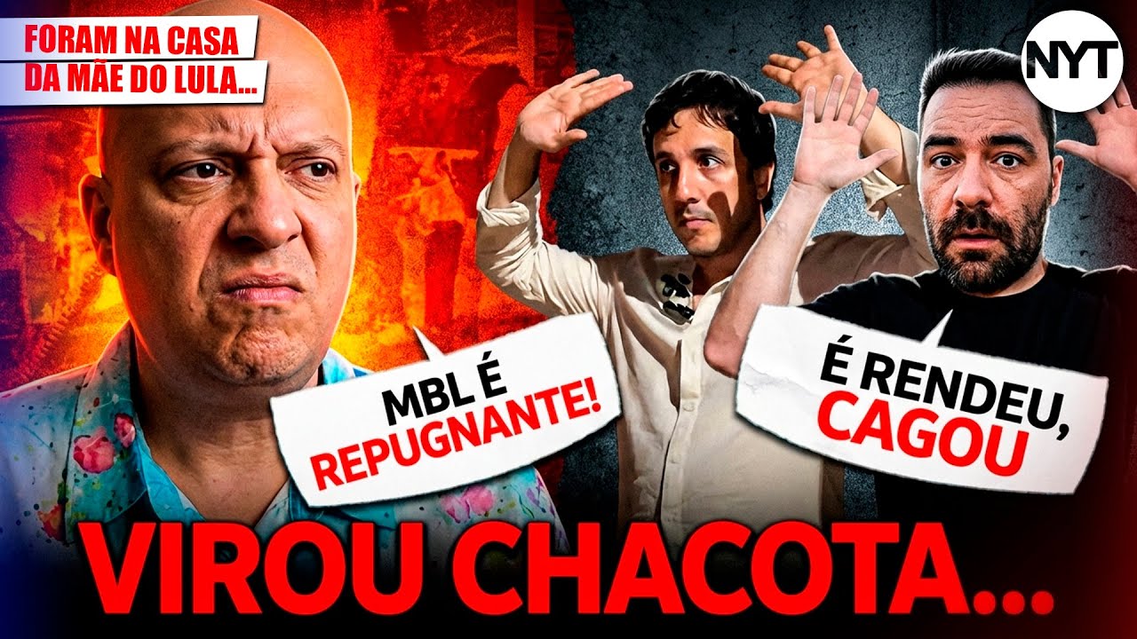 MAMÃEFALEI e RENAN são rendidos e viram chacota; MBL é REPUGNANTE, diz esquerdista