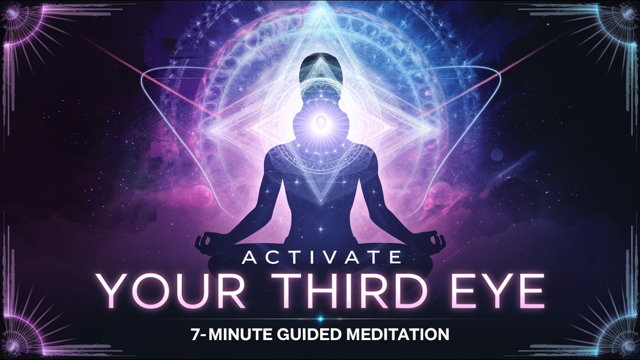 7 Minute Third Eye Activation | Unlock Intuition & Inner Vision - YouTube