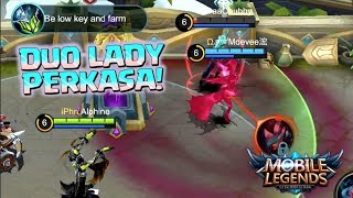 MAMPUS DIKEROYOK 2 CEWEK! HAHAHAHA • Mobile Legends