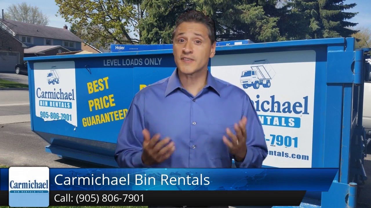 Newmarket Bin Rentals Carmichael Bin Rentals YouTube