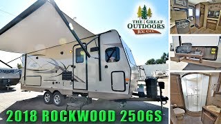 New 2018 Rockwood Mini Lite 2506S Front Kitchen Outside Kitchen Colorado RV Camper