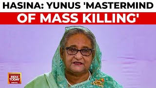 Sheikh Hasina Breaks Silence: Accuses Yunus of Masterminding Unrest in Bangladesh