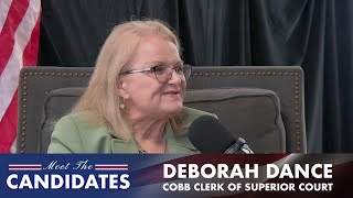 Meet The Candidates: Deborah Dance Cobb County Clerk Of Superior Court- Hosted By Shelley Wynter