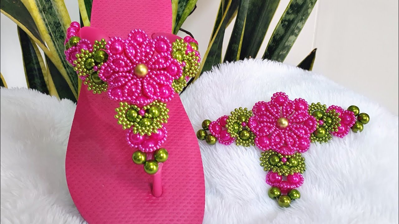 Cabedal em T de Pérolas