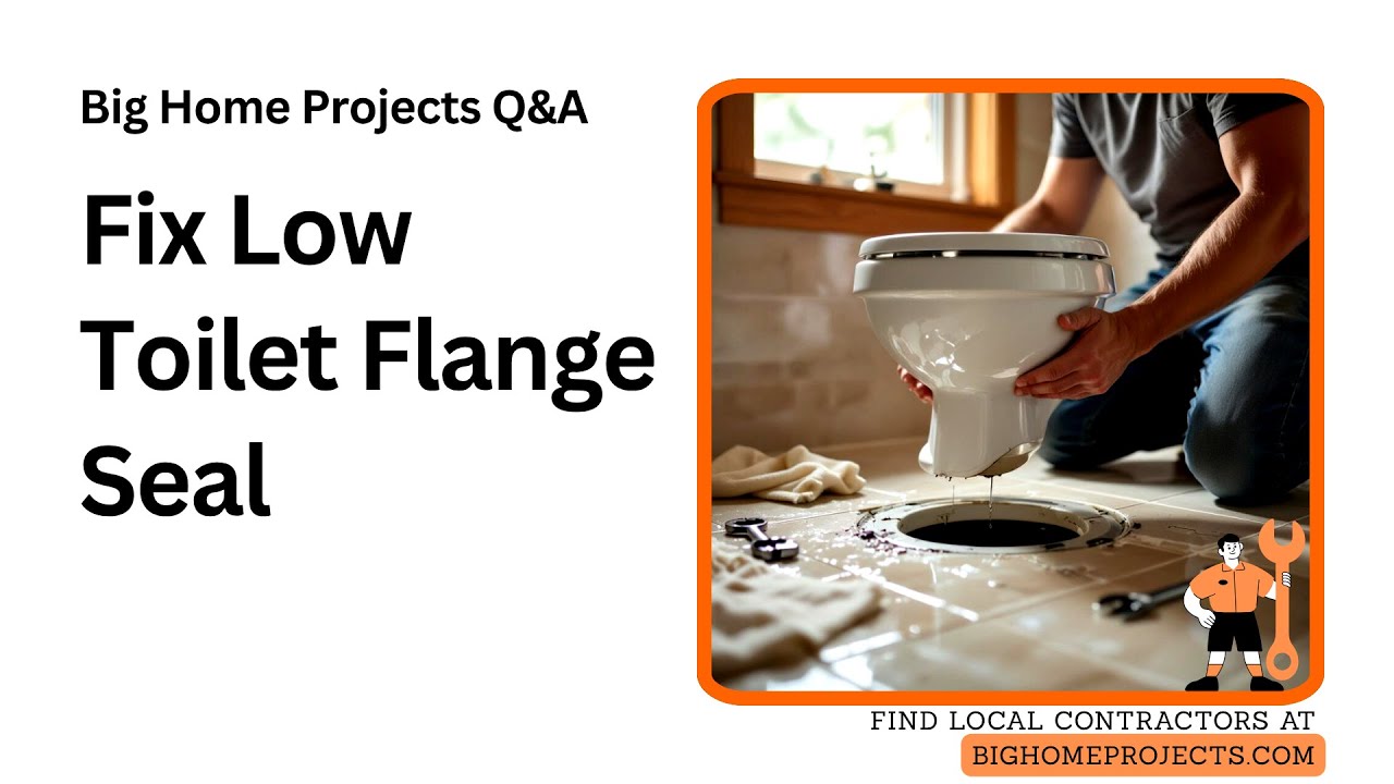 Extended Wax Ring Flange Height Fix Guide