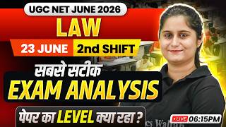 UGC NET Law Paper Analysis 2026 | UGC NET Today Paper Analysis Law Paper 2