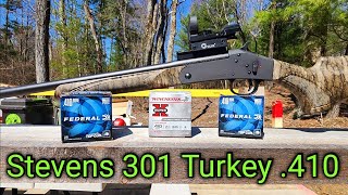 Stevens 301 Turkey .410 Gauge Shotgun Review &amp; Shoot