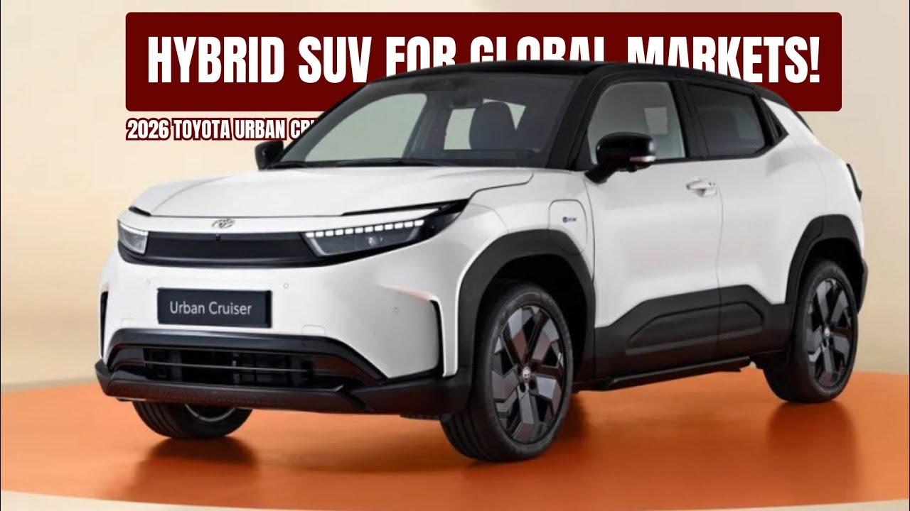 Toyota Urban Cruiser 2026 — компактный гибридный внедорожник, созданный для мировых рынков.