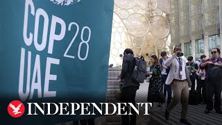 UAE says controversial Cop28 draft ‘starting point’ as climate summit goes into overtime
