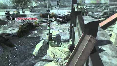 Modern Warfare 3 - Across the Map Throwing Knife on Downturn