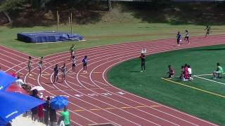 14u Mark Trail Flying Eagles girl 50.91s 4x100m Finals Dekalb County Championship 2017
