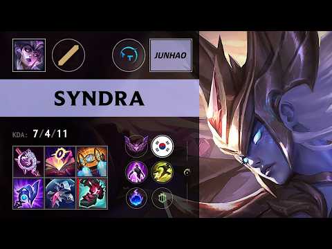 (TT Junhao) Syndra Mid vs LeBlanc (BRO Loki ) - KR Master Patch 26.13