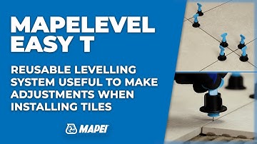Mapelevel Easy T |Self-leveling system for tiles with adjustment tool included