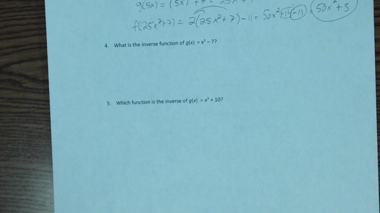 Unit 8A Example Problem 04 - 05 - YouTube