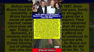 Bruce Willis Once Saved Demi Moore’s Life #hollywood #celebrity #shorts