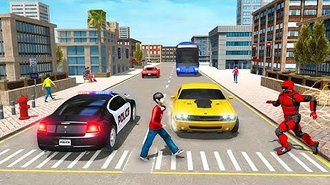 Light Hero Speed Robot Rescue Mission Game 3D #1 - Android Gameplay