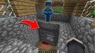 Köylünün Evi̇nde Gi̇zemli̇ Kasa Buldum - Minecraft