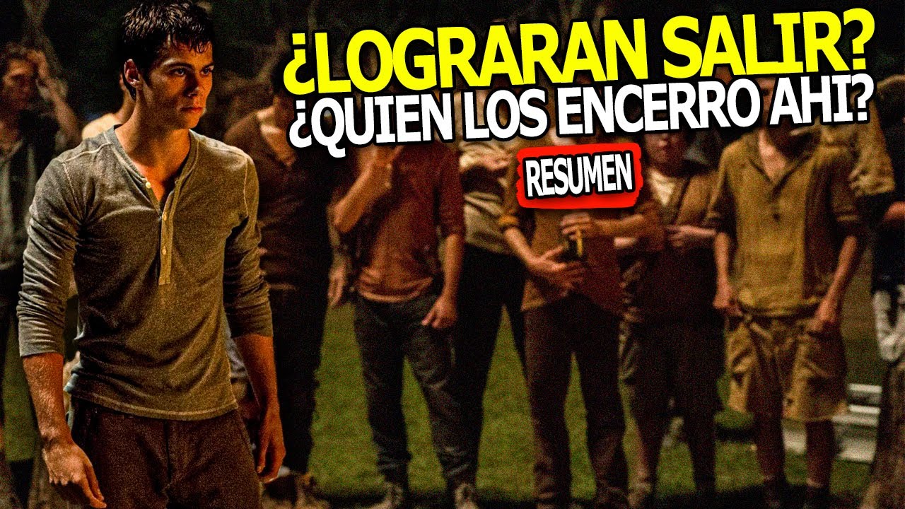 ATRAPADOS EN UN LABERINTO GIGANTE LLENO DE MONSTRUOS (MAZE RUNNER) || RESUMEN