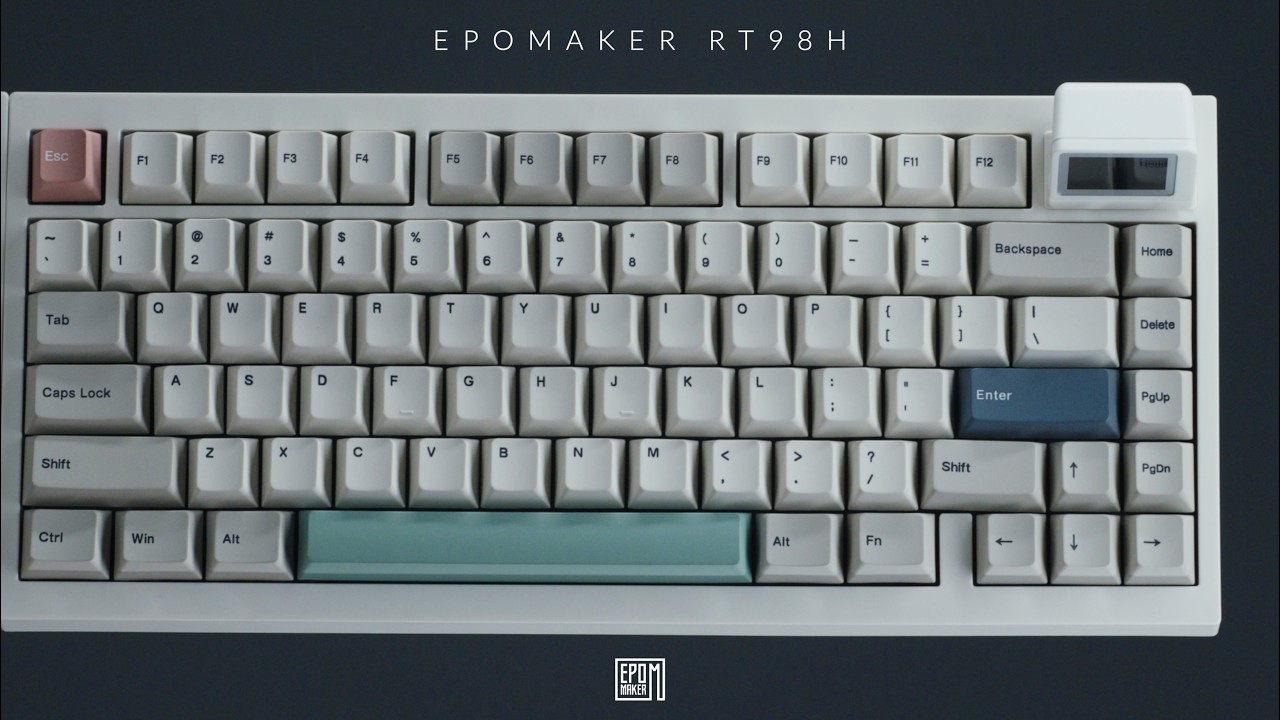 EPOMAKER RT98 / Keyboard Preview - YouTube