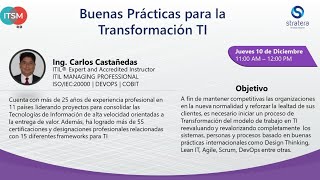 ITSM RD - Buenas Prácticas para la Transformación TI