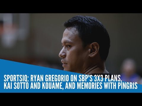 Ryan Gregorio on SBP's 3x3 plans, Kai Sotto and Kouame, and memories with Pingris