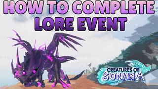 HOW TO GET SOTHARKUZ in CREATURES OF SONARIA [COS] LORE EVENT 2026 screenshot 4