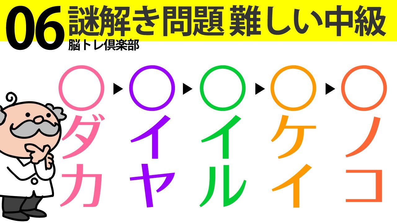 難しい 問題 謎解き