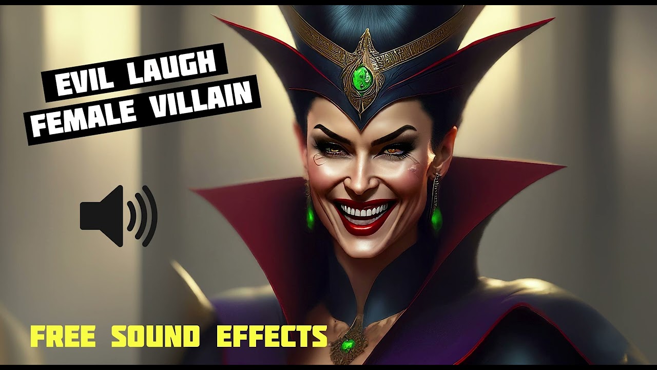 Evil Laugh Female Villain Free Sound Effects