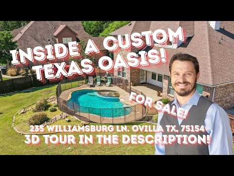 235 Williamsburg Ln, Ovilla, TX home video tour