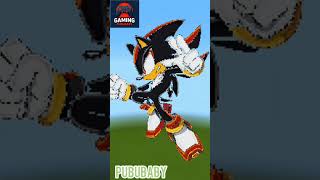 sonic pixel art in minecraft #sonic #minecraft #pixel#aveeplayerlegend #sonicsatam#asksonic#sonicfc