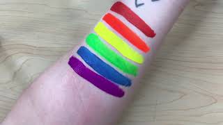 Swatching Suvas Hydrafx Liners