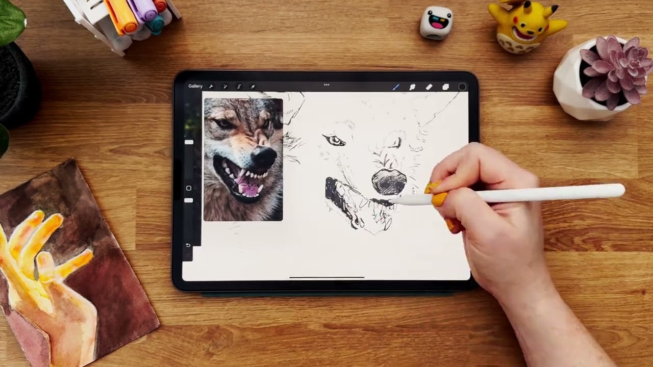 How I Draw Without Sketching