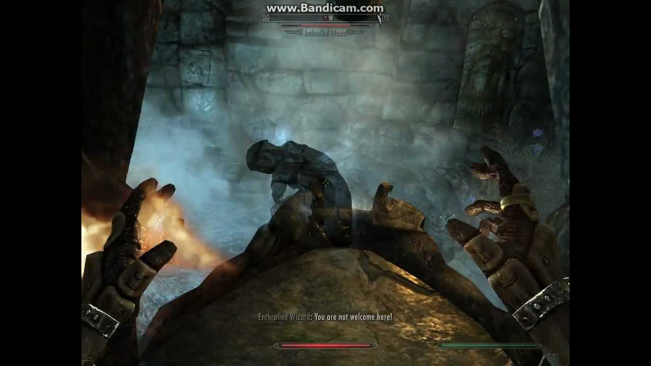 Skyrim - High level mage vs. Morokei - boss fight - [Master difficulty]