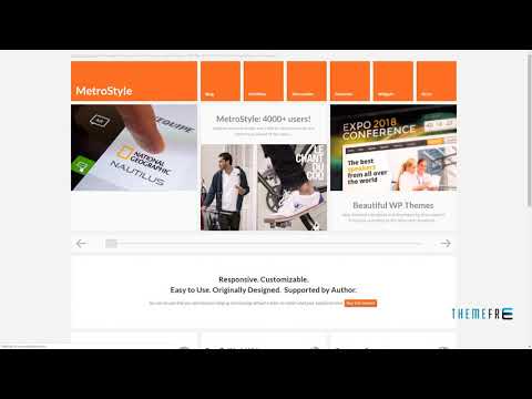 MetroStyle Responsive All Purpose WordPress Theme      Kyrie Shelley