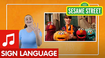 Sesame Street: Feist 1, 2, 3 ,4  in American Sign Language (ASL)