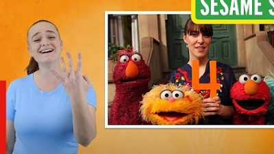Sesame Street: Feist 1, 2, 3 ,4 in American Sign Language (ASL)
