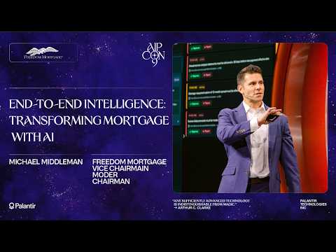 Palantir End-to-End Intelligence: Transforming Mortgage with AI | Moder at AIPCon 9 썸네일