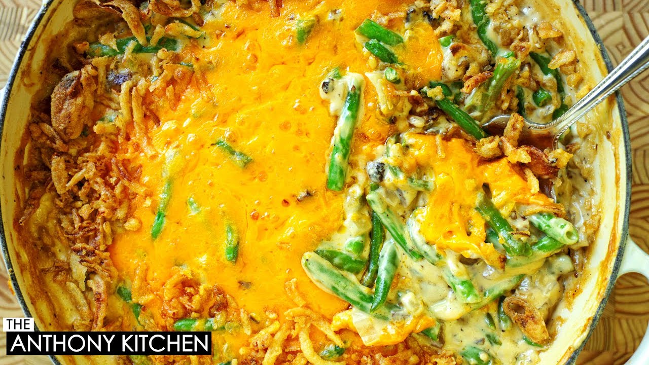 Less-Stress MAKE-AHEAD Green Bean Casserole - YouTube