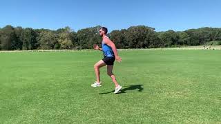 Cycling Butt Kick Sprint Drill
