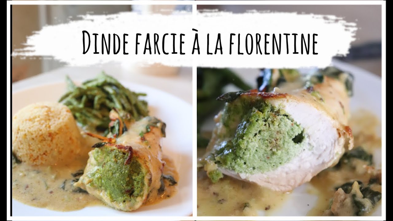Recettes  : Dinde farcie à la florentine !!