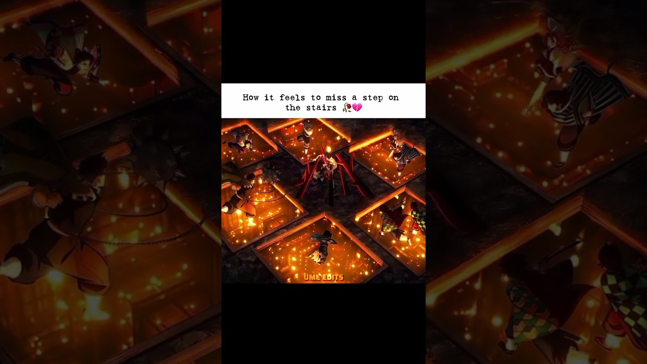 how It feels to Miss a Step on the Stairs #memes #kny #demonslayer #fyp #shorts #youtube