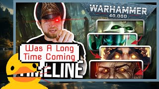 Warframe Player Reacts To Warhammer 40K Timeline | Warhammer 40K Lore | Dultan React